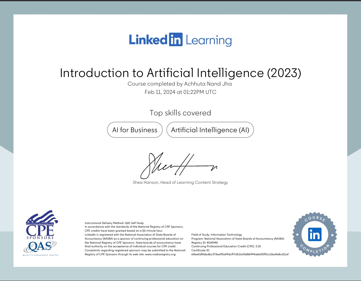 Intro AI LinkedIn